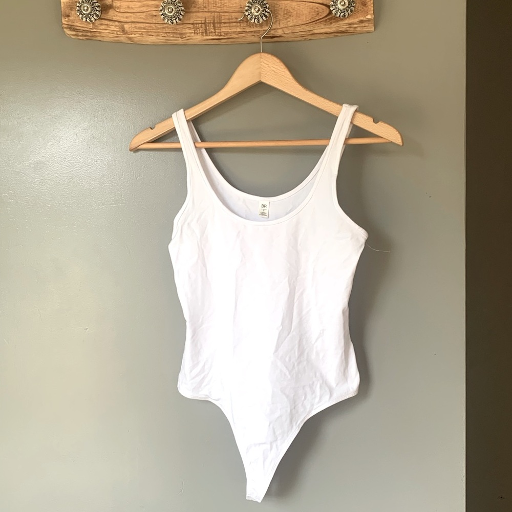 BP | White Tank Top Bodysuit